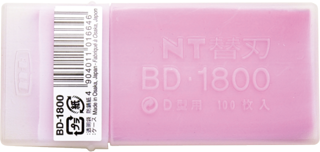NT Cutter Lame de rechange BD-1800, 30 degrés, argent — Lame 9 mm - OEM h1311591